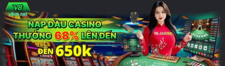 v8 casino banner